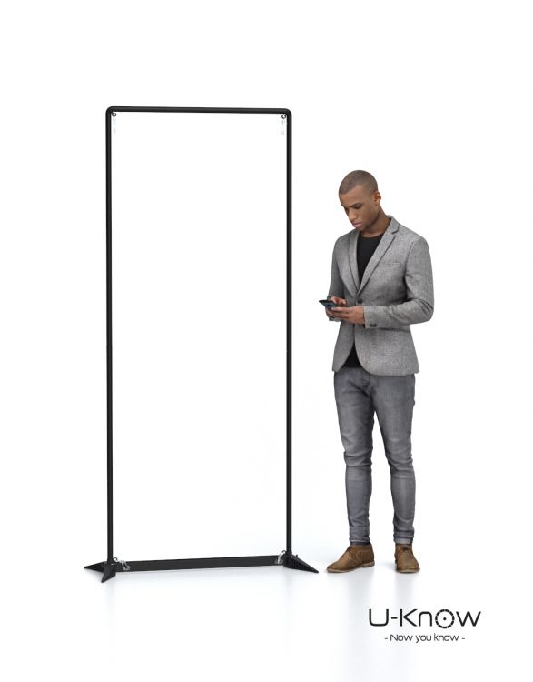 AEROSTAND 085  Wall Display Stand 85x200cm
