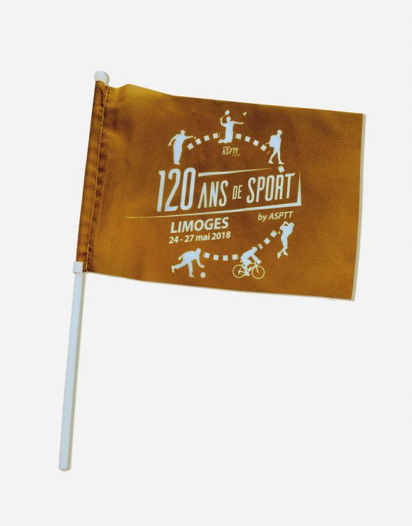 DS 62   DRAPEAU DE SUPPORTER 44 x 30 cm