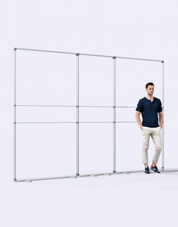 LIGHTFRAME 400  Cadre aluminium autoportant 400x230cm