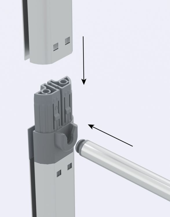 LIGHTFRAME 500  Cadre aluminium autoportant 500x230cm